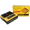 Patona Doppio caricatore USB LCD per Samsung BP-90A HMX HMXE100P HMX-E100P HMXE10BP HMX-E10BP "