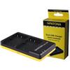 Patona Doppio caricatore rapido per Canon BP-508 BP-512"