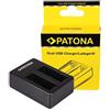 Patona Doppio caricatore rapido per GoPro Hero 8 "