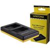 Patona Doppio caricatore rapido per Leica BP-DC9 Panasonic DMW-BMB9"