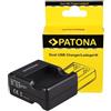 Patona Doppio caricatore rapido per Xiaomi Yi AZ13-2 AZ13-1 incl. cavo Micro-USB "