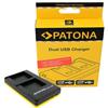 Patona Doppio caricatore rapido per Panasonic DMC-GF6"