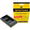 Patona Caricatore doppio USB per Arlo A-7A A-14 Pro 3 Pro 4 FB-1001 2GB VML2030 Ultra 2 incl. cavo USB-C "
