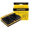 Patona Caricatore doppio USB per GoPro Hero 5 / 6 / 7 / 8 "