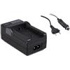 Patona caricabatterie 2 in 1 per Canon BP808 BP809 BP819 BP827 FS10 FS 100"
