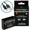Patona Batteria al platino con ingresso USB-C per Canon LP-E10"