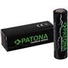 Patona Premium 18650 Cell 18650 batteria agli ioni di litio non protetta 3.7V 3350mAh "