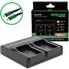 Patona Caricabatterie Premium Dual PD Performance per Canon BP-110"