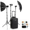 Godox AD-K1 - Kit da studio portatile con tre flash compatti "