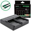 Patona Caricabatterie Premium Dual PD Performance NP-40 incl. ingresso/uscita USB-C"