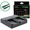 Patona Caricabatterie Premium Dual PD Performance per Casio NP-70, con ingresso/uscita USB-C NP-70 incl. ingresso/uscita USB-C"