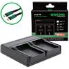 Patona Caricabatterie Premium Dual PD Performance per Contour CT-3650 incl. ingresso/uscita USB-C"