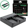 Patona Caricabatterie Premium Dual PD Performance per Fuji NP-40 con ingresso/uscita USB-C "