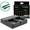 Patona Caricabatterie Premium Dual PD Performance per GoPro AHDBT-001 incl. ingresso/uscita USB-C"