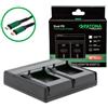 Patona Caricabatterie Premium Dual PD Performance per GoPro AHDBT-301 incl. ingresso/uscita USB-C"