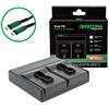 Patona Caricabatterie Premium Dual PD Performance per GoPro AHDBT-401 incl. ingresso/uscita USB-C"