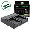 Patona Caricabatterie Premium Dual PD Performance per Minolta NP-900 incl. ingresso/uscita USB-C"