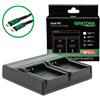 Patona Caricabatterie Premium Dual PD Performance per Olympus BLN-1 incl. ingresso/uscita USB-C"
