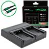Patona Caricabatterie Premium Dual PD Performance per Olympus Li-40B incl. ingresso/uscita USB-C "