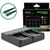 Patona Caricabatterie Premium Dual PD Performance per Panasonic DMW-BCM13"
