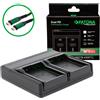 Patona Caricabatterie Premium Dual PD Performance per Panasonic DMW-BLD10"