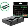 Patona Caricabatterie Premium Dual PD Performance per Panasonic DMW-BLJ31 "
