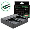 Patona Caricabatterie Premium Dual PD Performance per Samsung BP-70A incl. ingresso/uscita USB-C"