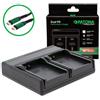 Patona Caricabatterie Premium Dual PD Performance per Samsung BP-80W incl. ingresso/uscita USB-C"