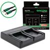 Patona Caricabatterie Premium Dual PD Performance per Samsung BP-88A incl. ingresso/uscita USB-C"