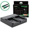 Patona Caricabatterie Premium Dual PD Performance per Samsung BP-90A incl. ingresso/uscita USB-C"