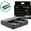 Patona Caricabatterie Premium Dual PD Performance per Samsung BP88B incl. ingresso/uscita USB-C"