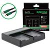 Patona Caricabatterie Premium Dual PD Performance per Samsung EB-F1A2GBU incl. ingresso/uscita USB-C"