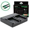 Patona Caricabatterie Premium Dual PD Performance per Samsung IA-BP210E incl. ingresso/uscita USB-C"