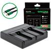 Patona Caricabatterie Premium Dual PD Performance per Samsung NP-700 incl. ingresso/uscita USB-C"