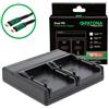 Patona Caricabatterie Premium Dual PD Performance per Samsung SB-P90A incl. ingresso/uscita USB-C"