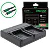 Patona Caricabatterie Premium Dual PD Performance per Samsung SLB-0837B incl. ingresso/uscita USB-C"