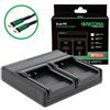 Patona Caricabatterie Premium Dual PD Performance per Sony NP-BN1 incl. ingresso/uscita USB-C"