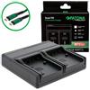 Patona Caricabatterie Premium Dual PD Performance per Sony NP-FP50 incl. ingresso/uscita USB-C"