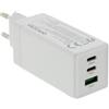 Patona Adattatore Premium GaN PD65W bianco 2xUSB-C 1xUSB-A PD3.0 QC3.0 "