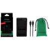 Patona Caricabatterie Premium Twin Performance PD per Panasonic Lumix DMC-GH3 GH3A GH4 DMW-BLF19 DMW-BLK22, incluso cavo USB-C "