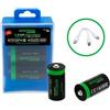Patona Premium USB-C 2x batterie LR14 Baby C al litio 3450mWh da 1,5 V ricaricabili con cavo di ricarica USB-C 1 a 2 "