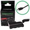 Patona Adattatore per batteria premium con ingresso USB-C per Sony NP-FM50"