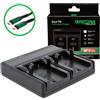 Patona Caricatore PremiumDual PD Performance per Nikon EN-EL1 incl. ingresso/uscita USB-C"