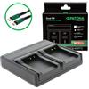 Patona Caricatore PremiumDual PD Performance per Nikon EN-EL12 incl. ingresso/uscita USB-C"