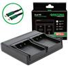 Patona Caricatore PremiumDual PD Performance per Nikon EN-EL2 incl. ingresso/uscita USB-C"
