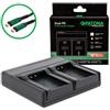 Patona Caricatore PremiumDual PD Performance per Nikon EN-EL20 incl. ingresso/uscita USB-C"