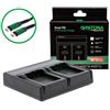 Patona Caricatore PremiumDual PD Performance per Nikon EN-EL25 incl. ingresso/uscita USB-C"