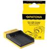 Patona Caricatore micro-USB sottile per Panasonic DMW-BLF19"