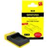 Patona Caricatore micro-USB sottile per Panasonic DMW-BLG10"