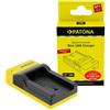 Patona Caricabatterie USB sottile con ingresso USB-C per Canon BP-808"